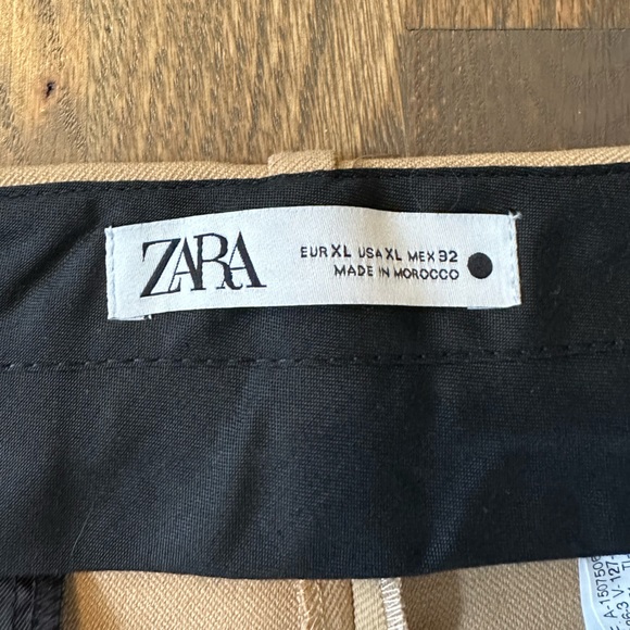 Zara tan pantsuit set, both pieces size XL. Like new, worn once. - Picture 7 of 12